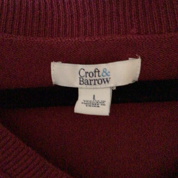Croft & barrow sweater Sz L - Picture 3 of 6